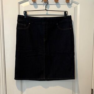 Chico's Dark Blue Pencil Skirt